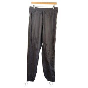 Marmot Pants Men's XL Black Ripstop Side Zip PreCip Waterproof Hiking‎ Pants